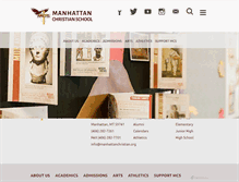 Tablet Screenshot of manhattanchristian.org